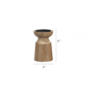 Wooden Candle Holder.