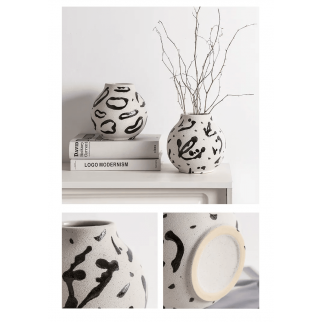 Simple ceramic decorative bowl for home decor.