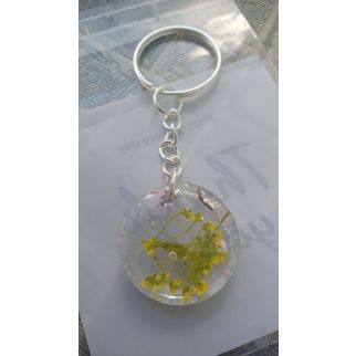 ميدالية دائرية الزهر الأصفر 1