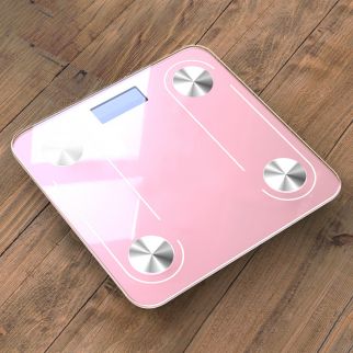 Bluetooth scale intelligent APP electronic scale Pink Battery