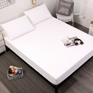Waterproof Fitted Sheet,Machine Washable,Solid Color Mattress Protector, Urine Care Sheet,200×200+30CM Style 1