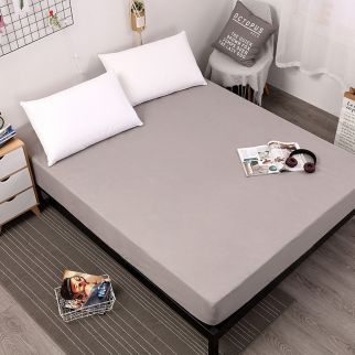 Waterproof Fitted Sheet,Machine Washable,Solid Color Mattress Protector, Urine Care Sheet,200×200+30CM Style 2