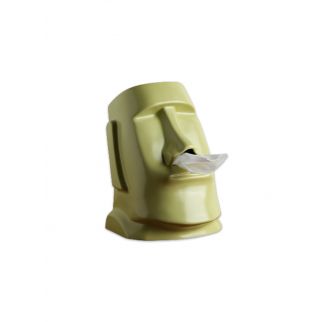 Giant Stone Ceramic Drawer Box Inspired by Moai Statues Type 1