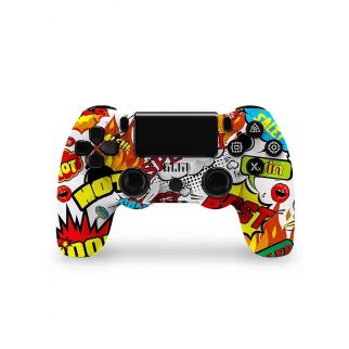 Wireless Gaming Controller for PS4/PC/Notebook/Mobile - LED Light Bar, Gyroscope, Speaker, Bluetooth, Share Button & More!