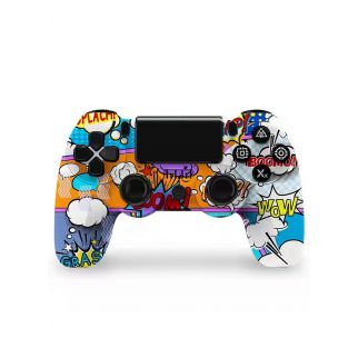 Immersive Wireless Gaming Controller: PS4/PC/Notebook/Mobile Compatible, LED Light Bar, Gyroscope, Speaker, Bluetooth, SHARE Button & More!