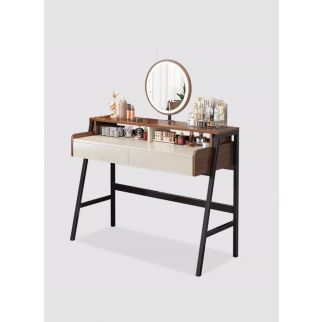 Modern Bedroom Minimalist Style Dressing Table with LED Mirror