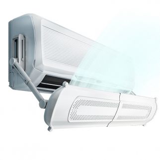 Wall-Mounted Air Conditioning Wind Baffle: Anti-Direct Blowing Cold Air Transfer Air Guide Frame, Ideal for Children's Rooms