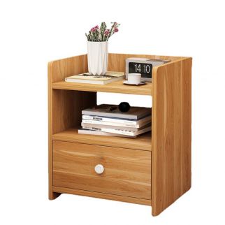 Sharpdo Nightstands: Home Bedside Storage Cabinet with Drawer, Offering Convenient Organization Style