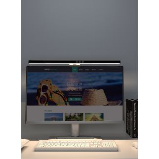 LED Hanging Lamp with Anti-Blue Light Eye Protection and 3-Color Scheduling