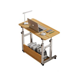 Bedside Table in The Bedroom Movable Lifting Table 80*40*(79-90)cm Style 4