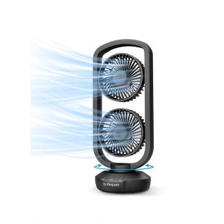 Tower Fan Oscillating Fan, Portable Desk Fan with 3-Speed Options, 110° Oscillation, 3 Timers, Personal Quiet Table Fan for Home Office Desktop Bedroom