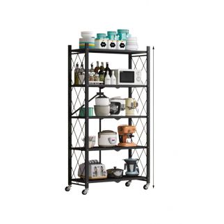 5-Layer Storage Rack Storage Rack Can be Folded Without Installation 72*34*160cm