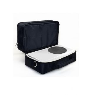Double storage bag carry case designed for Xbox Series S, providing ample space for storage and transportation