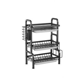 Kitchen Counter Top 3 Layer Dish Shelf 42*23.5*61cm