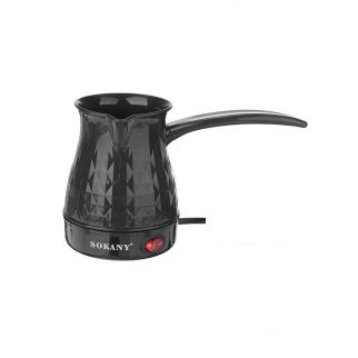 Black SK-219 Turkish coffee maker Italian Moka pot with a capacity of 500ml and powered at 500W