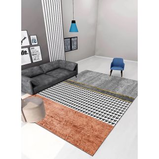 Modern Soft Interior Rug: Machine Washable, Non-Slip, Perfect for Bedroom or Living Room, Size 120*180cm Style-5