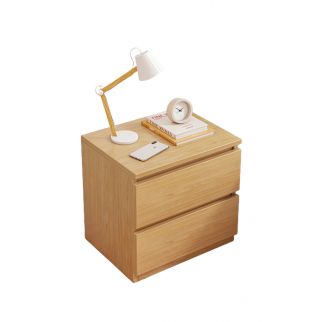 Sharpdo Nightstands: Simple Modern Bedside Table with Solid Wood Construction, Minimalist Design, Multi-functional, and Light Luxury Style Storage Cabinet Style C