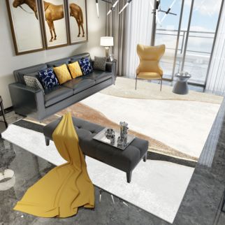 Modern Minimalist Bedroom Living Room Carpet Style 55