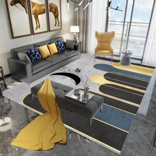 Modern Minimalist Bedroom Living Room Carpet Style 56