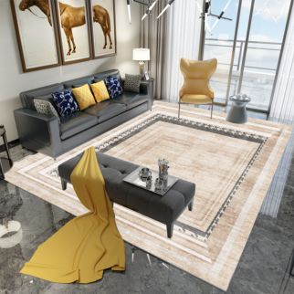 Modern Minimalist Bedroom Living Room Carpet Style 24
