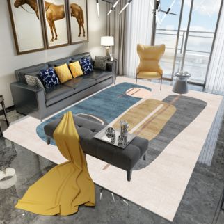 Modern Minimalist Bedroom Living Room Carpet Style 38