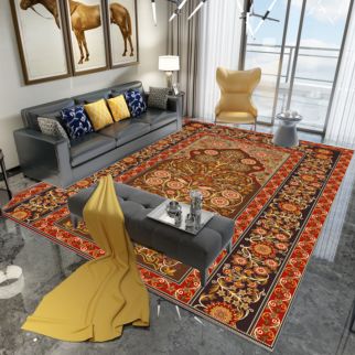Modern Minimalist Bedroom Living Room Carpet Style 49