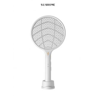 2-in-1 Rechargeable electric mosquito swatter that doubles as an electric fly swatter racket, serving as an insect killer for both indoor and outdoor use