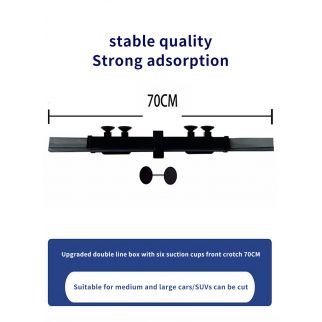 Retractable car front sun shade visor, measuring 145*70cm, suitable for SUVs, MPVs, and mid-size cars.