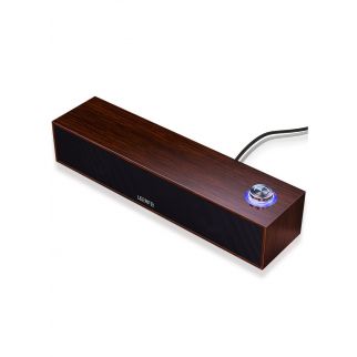 Wooden Bluetooth subwoofer computer speakers designed for desktop PCs, featuring Bluetooth and USB wired connectivity, compatible with phones, tablets, notebooks, and PCs for enhanced audio experiences.
