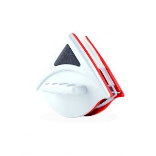 منظف نوافذ مثلثي كلاسيكي مغناطيسي لتنظيف النوافذ، مناسب للنوافذ ذات الزجاج المزدوج العازل بسمك 15-24 ملم.