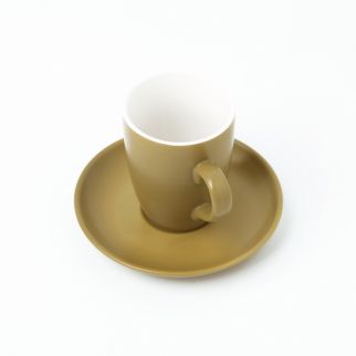 320ml Ceramic Cup And Saucer - Perfect for Savoring Your Favorite Hot Beverage Color D