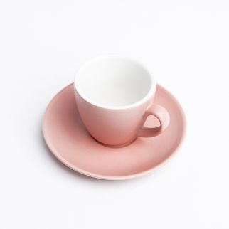 Ceramic Coffee Cup and Saucer Set, 100cc - Perfect for Your Morning Espresso Enjoyment Color A