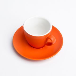 Ceramic Coffee Cup and Saucer Set, 100cc - Perfect for Your Morning Espresso Enjoyment Color B
