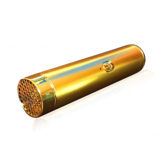 The Portable Bakhoor Incense Burner offers convenient USB charging, ensuring your space stays fragrant and inviting wherever you go,  Gold Color