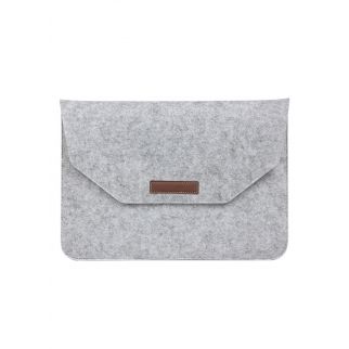 Light grey protective sleeve designed for 13.3-inch Apple MacBook, providing safeguarding during transportation and storage