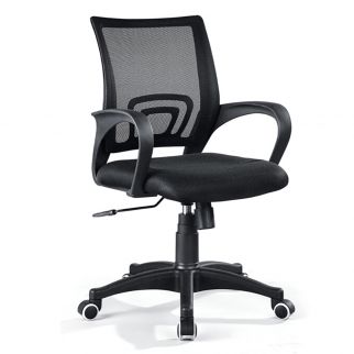 Black High-Quality Computer Chair: Ergonomic Design for Comfortable Seating During Extended Computer Use