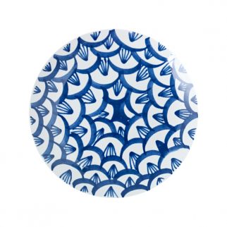 8-inch Ceramic Hand-painted Round Plate: Add Artistry to Your Dining Experience with This Beautifully Hand-painted Ceramic Plate Pattern 3