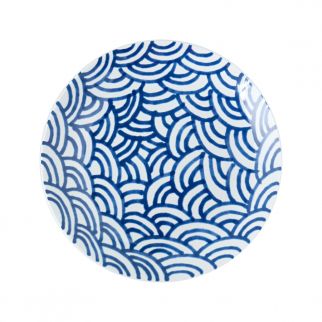 8-inch Ceramic Hand-painted Round Plate: Add Artistry to Your Dining Experience with This Beautifully Hand-painted Ceramic Plate Pattern 5