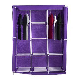 Multi-Layer Fabric Household Wardrobe: Keep Your Clothes Tidy and Organized with this Spacious and Practical Wardrobe Solution.