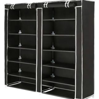 Home Simple 12-Layer Shoe Rack, Large Capacity, Easy Assembly, 114x105x30 cm Style 2