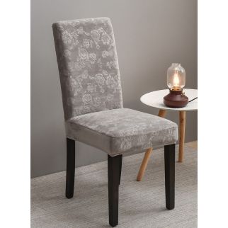 Embossed Stretch Chair Cover: Elevate your chairs with this stylish and stretchable cover, featuring an embossed design for added texture.