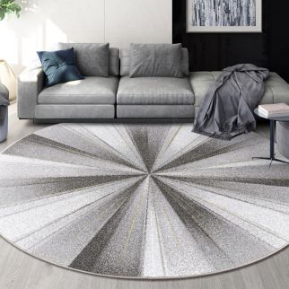 Circular classic element carpet for the living room, perfect for adding timeless charm to your space,  measuring 120 x 120 centimeters