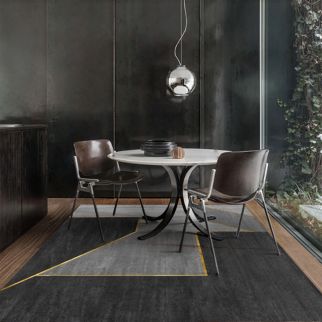 Rectangular soft-touch carpet in multicolor, ideal for adding warmth and style to your space - measuring 160 x 230 centimeters Pattern B