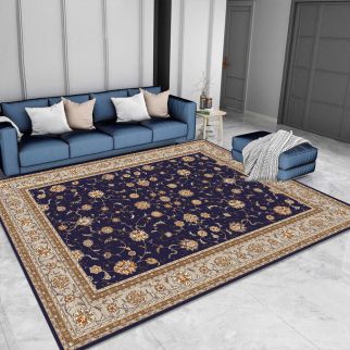 Enhance your space with this printed floor carpet, available in beige, purple, or brown, measuring 140x200 centimeters