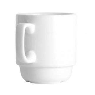 270ml Kiln Mug: Artisanal Ceramic Cup for Enjoying Your Favorite Hot Beverages Color White