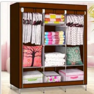 130x170x45cm Fabric Wardrobe Organizer: Convenient Storage Solution for Clothing and Accessories