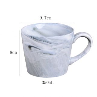 A 350 ml marble cup.