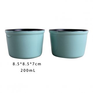 A cake pan with a diameter of 3.5 inches.