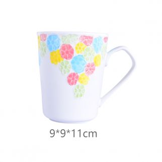 Seven-color Plum Blossom Mug, Capacity 400ml