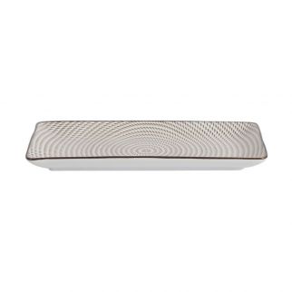 Rectangular Plate, 10 Inches: Ideal for Serving Appetizers, Desserts, or Main Courses with Style and Versatility Style 1